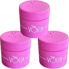 Kit 3 Potes Eco Duo Vólia 30g Refil Gel Alongamento de Unhas Nails Rosa