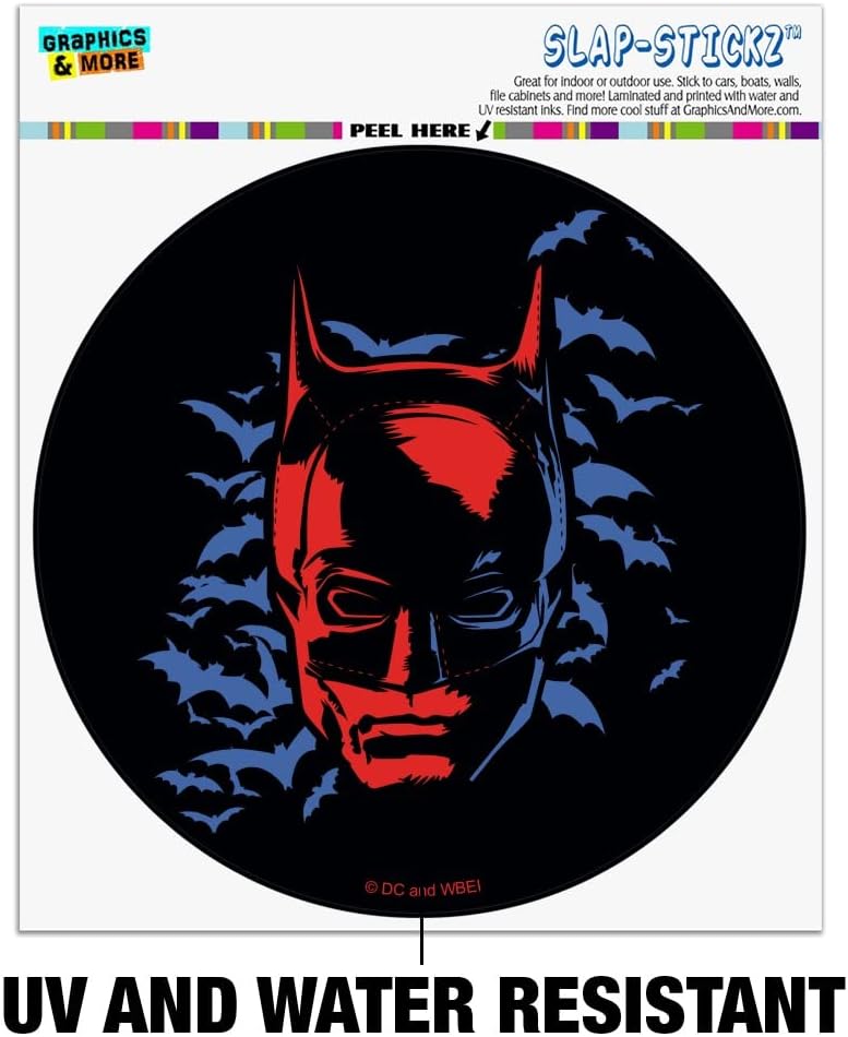 GRAPHICS & MORE The Batman Bat Burst Automotive Car Window Locker Circle Bumper Sticker