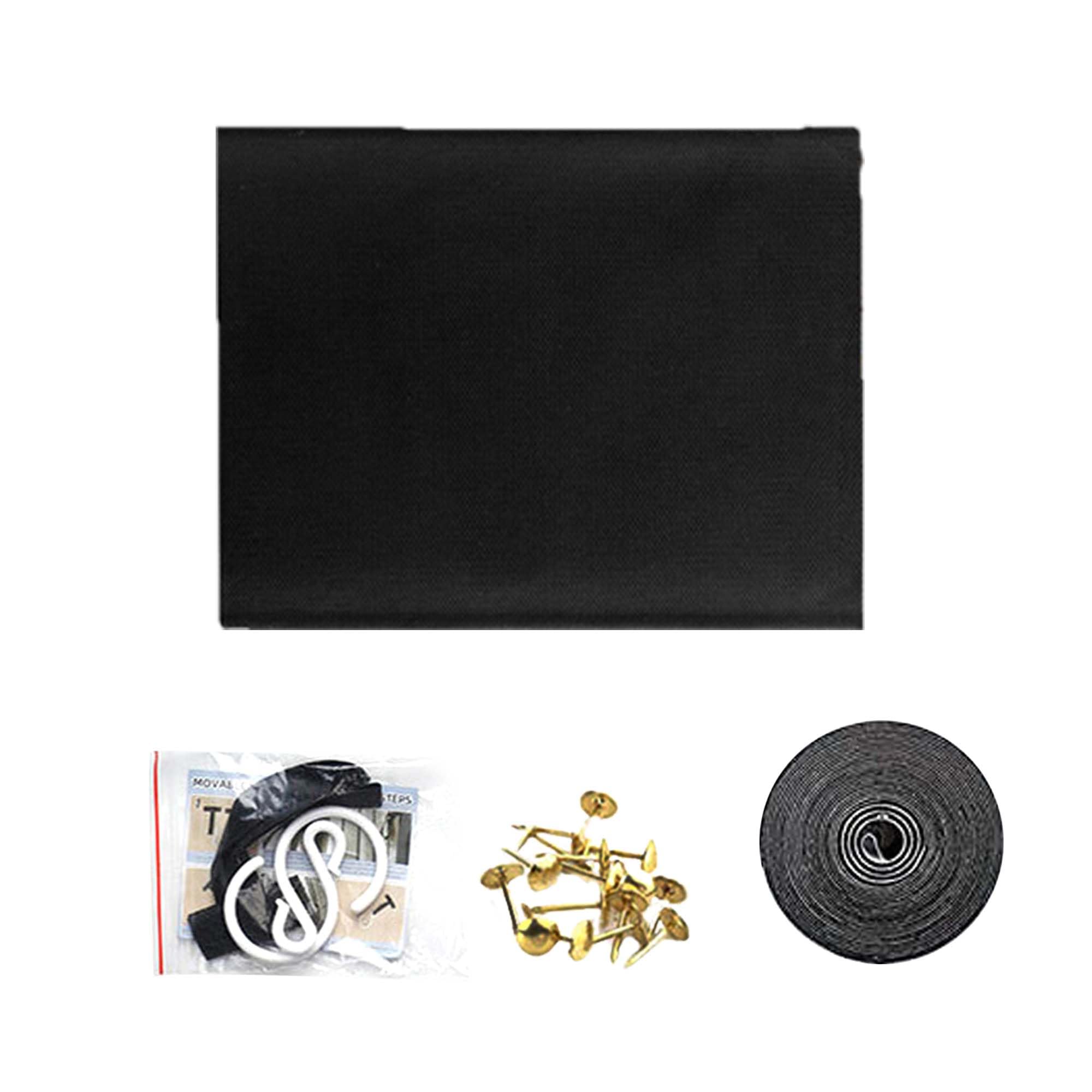 Zanzariera Magnetica per Porta 123 x 228 cm Protezione Insetti, Facile da Montare Senza Forare Zanzariera Magnetica Nero per Bambini e Animali Domestici, Nero