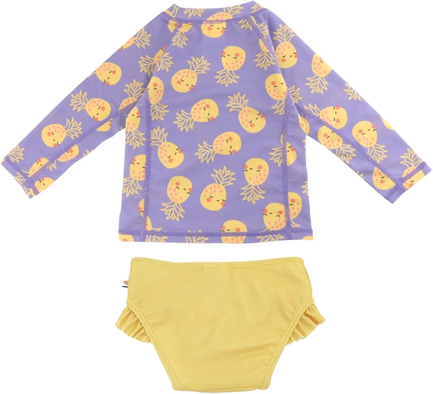 ZOOCCHINI Baby/Toddler Girl's 2-Piece Rash Guard Bathing Suit Swim Top & Bikini Bottoms Set - UPF 50+ Quick-Dry