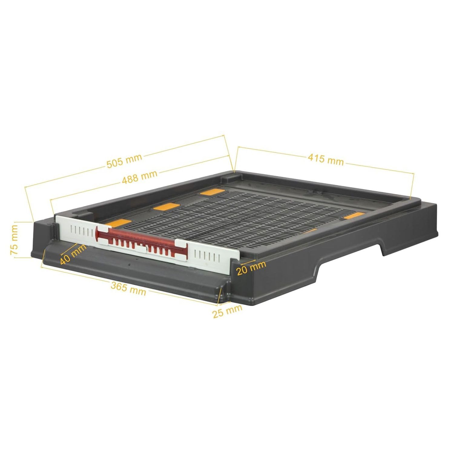 LYSON Dadant Plaques de sol pour sol plat Dadant - Sol en plastique - Système hygiénique de ruches Optima Line - Apiculture - Ruche