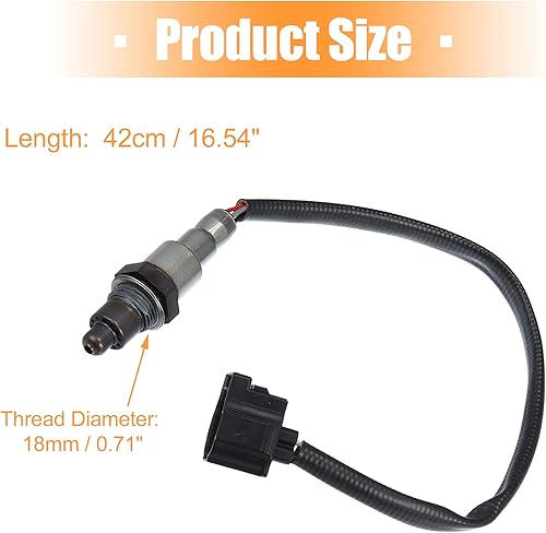 Miniatura 5 de X AUTOHAUX Sensor de oxígeno de O2 Downstream de la relación de combustible del aire del coche No.0075426318 para Mercedes-Benz CLA250 2.0T