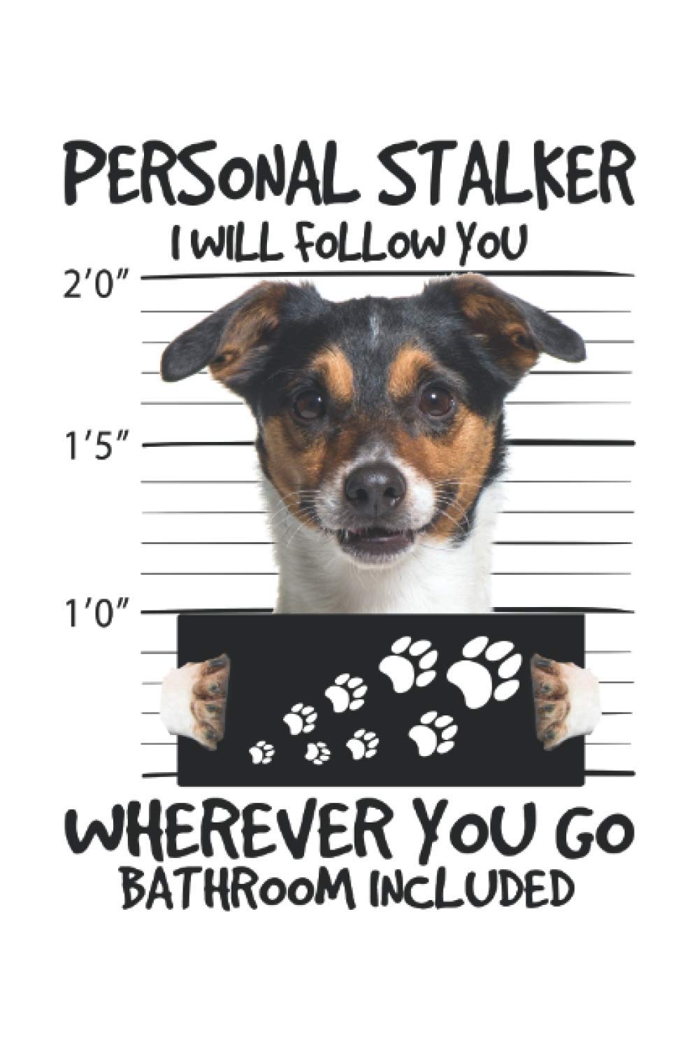Jack Russell: Checkered book 6x9 inches with 120 pages |Jack Russell notebook