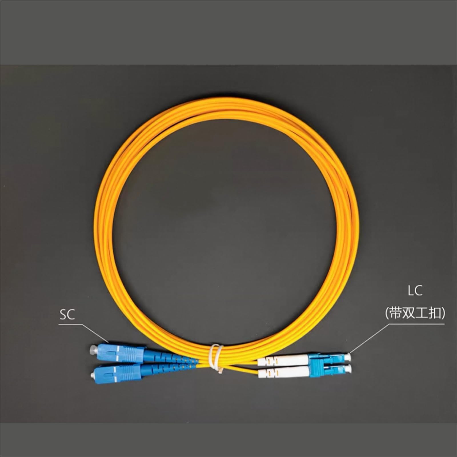 Kabel światłowodowy LC-SC SM duplex jednomodowy 10 m 20 m 30 m 50 m 100 m SC-LC 3 mm 2 mm (1m 10 szt.)