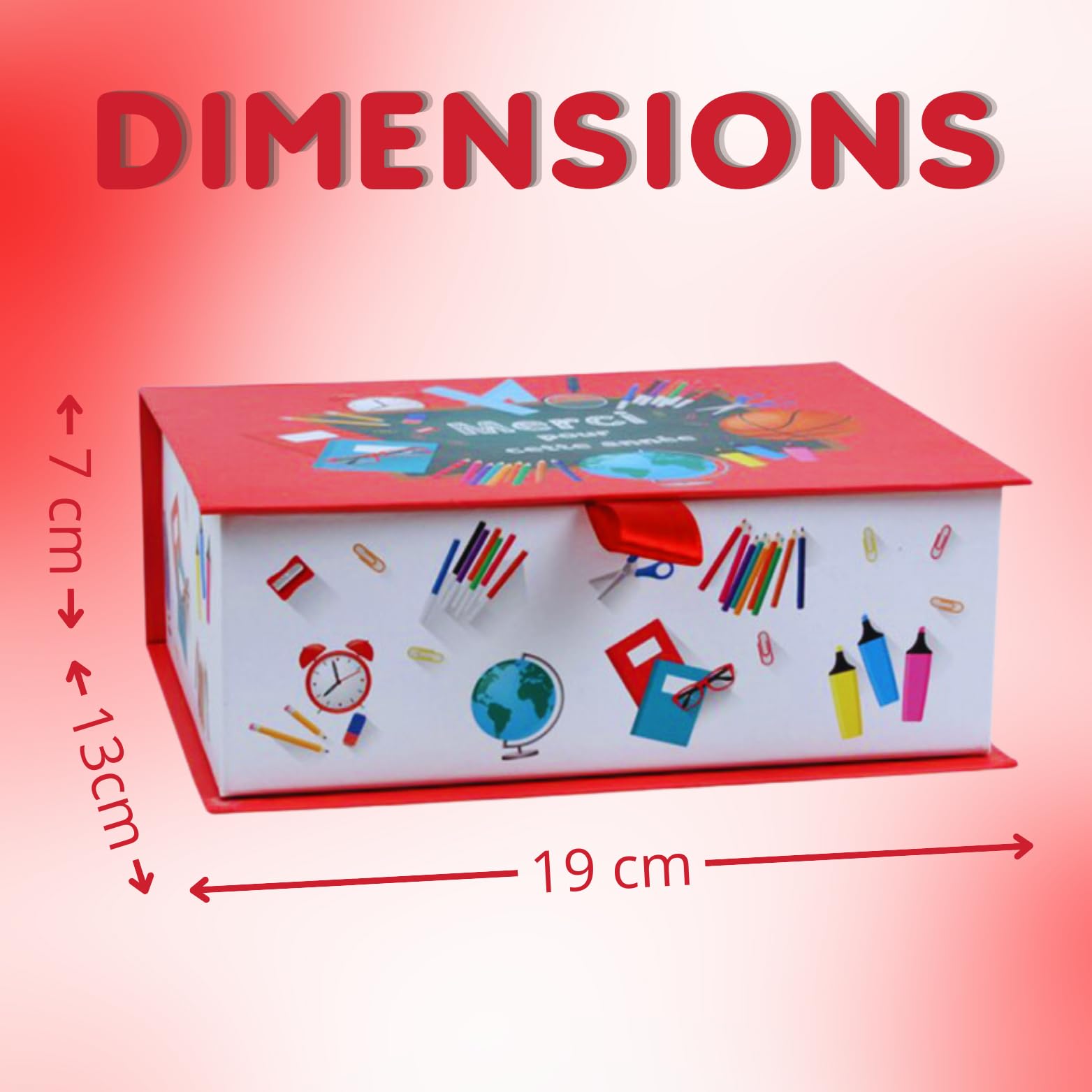 Coffret garni d'un Assortiment de 50 bonbons au chocolat MILKA, KINDER, CELEBRATIONS, DAIM | Dites "MERCI pour cette année" à un Collègue, une Nounou, un Enseignant, une Atsem