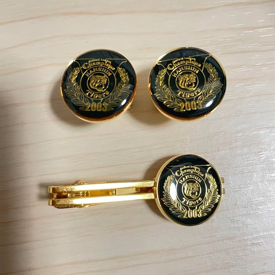 【稀少】阪神タイガース　後援会　ネクタイピン・カフス　7セット Amazon.co.jp: 阪神 タイガース 後援会 ネクタイピン カフス