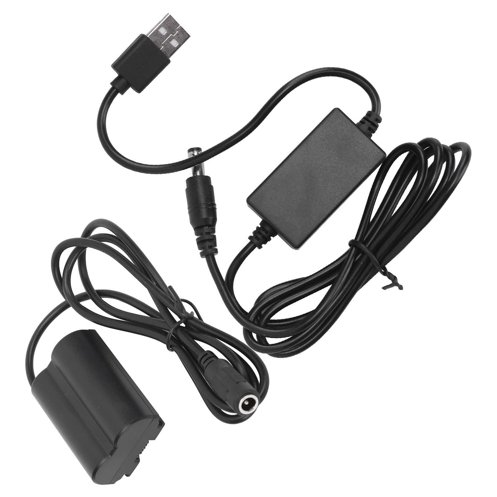Generic Adattatore USB per Batteria Fittizia NP-W235 con Accoppiatore CC per Alimentazione Affidabile per XT-4 / GFX100S Realizzato in Plastica di Alta qualità