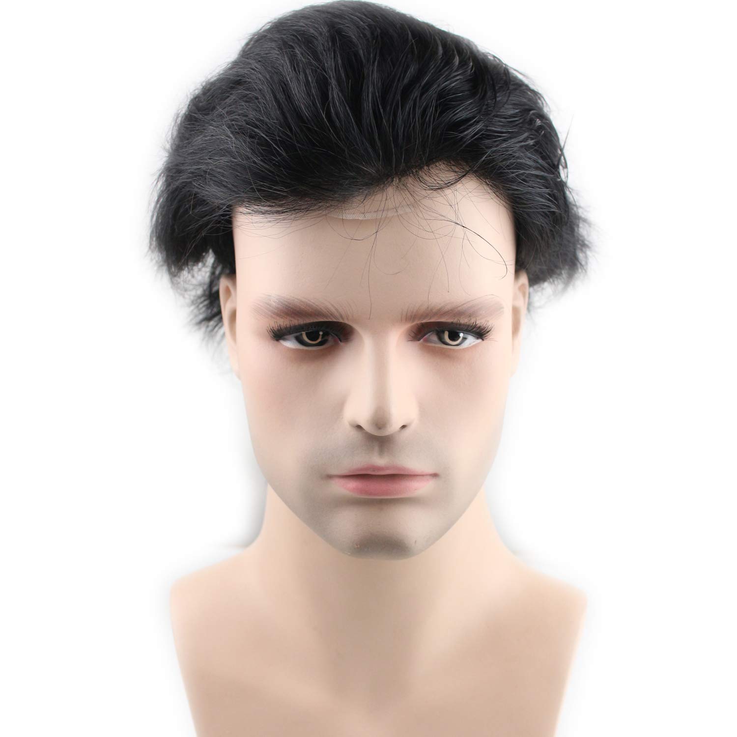 lordhair ultra thin skin men s toupee hair replacement