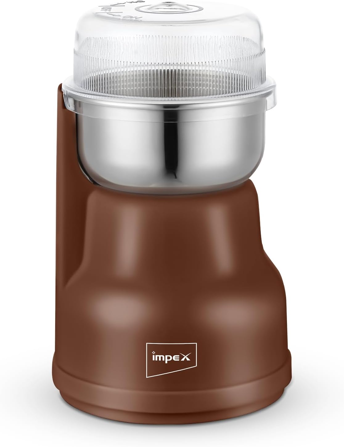 Impex CG 3401 150W Coffee Grinder with Stainless Steel Bowl Low Noise high efficient Motor.