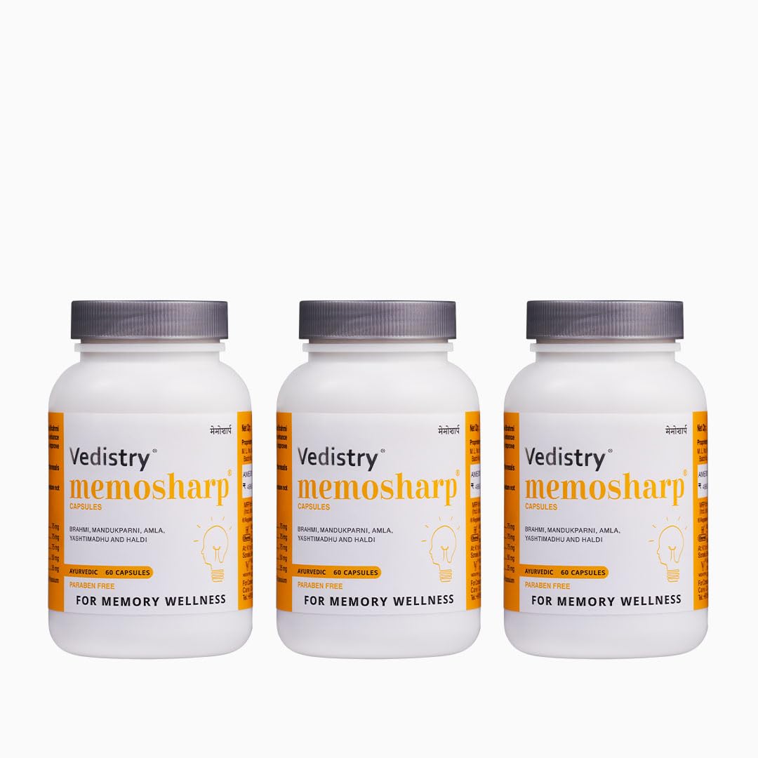 See full amazon price history chart for Charak Memosharp Capsules For Memory | Ayurvedic and Natural Brahmi, Amla, Mandukparni, Yasthimadhu and Haldi Pack of 3 Charak Memosharp Capsules For Memory | Ayurvedic and Natural Brahmi, Amla, Mandukparni, Yasthimadhu and Haldi Pack of 3 (B0BS3X42R4) Amazon Price History, Amazon Price Tracker