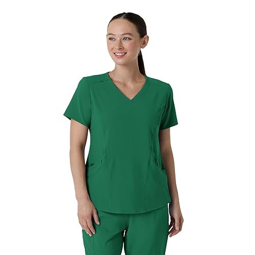 Mens Women's V-Neck Scrub Top