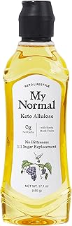 My Normal Keto Allulose 17.1 Fl Oz - Allulose, Monk Fruit and Stevia Blend, Zero Calorie Sweetener, 1:1 Sugar Substitute, ...
