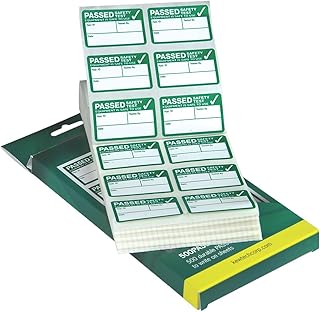 Pat test labels uk