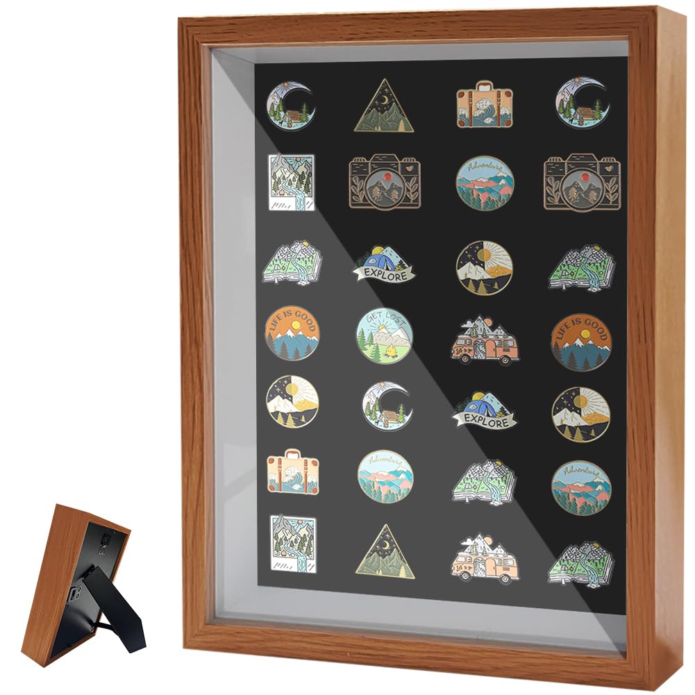 Amazon.co.jp: Umora ピンバッジ用 収納 フレーム ブローチ バッジ