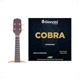 Encordoamento p/Cavaquinho Giannini Cobra Níquel GESCL Leve