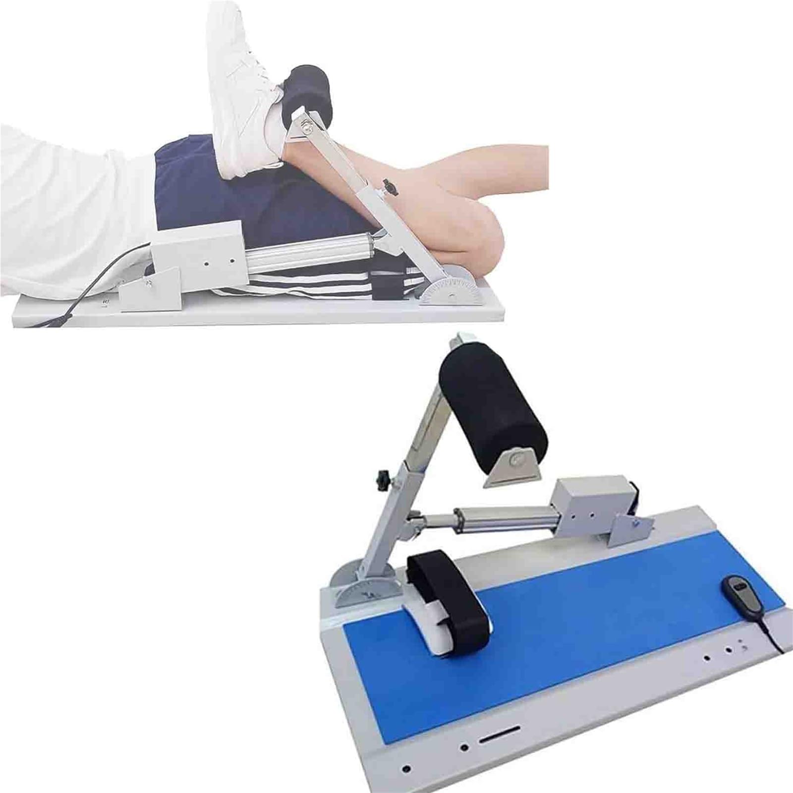 Elektryczny trener rehabilitacyjny kolana – urządzenie regenerujące przedłużenie kolana z pilotem zdalnego sterowania, regulacja kąta 0°-170°, nacisk 200 kg dla sztywności stawów po przerwie