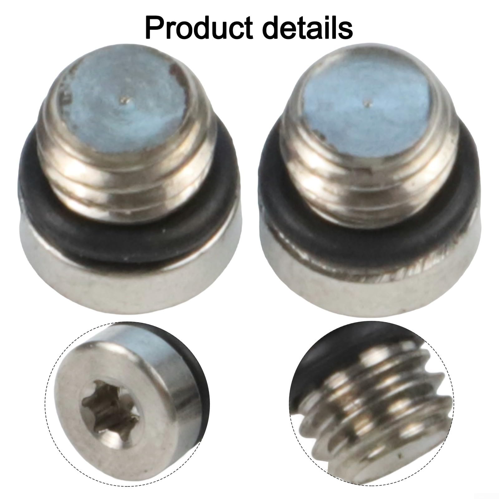 Viti di spurgo in metallo di alta qualità per sistemi frenanti Sram Guide e Code Brake con struttura resistente alla ruggine e trasmissione Torx K10 color argento