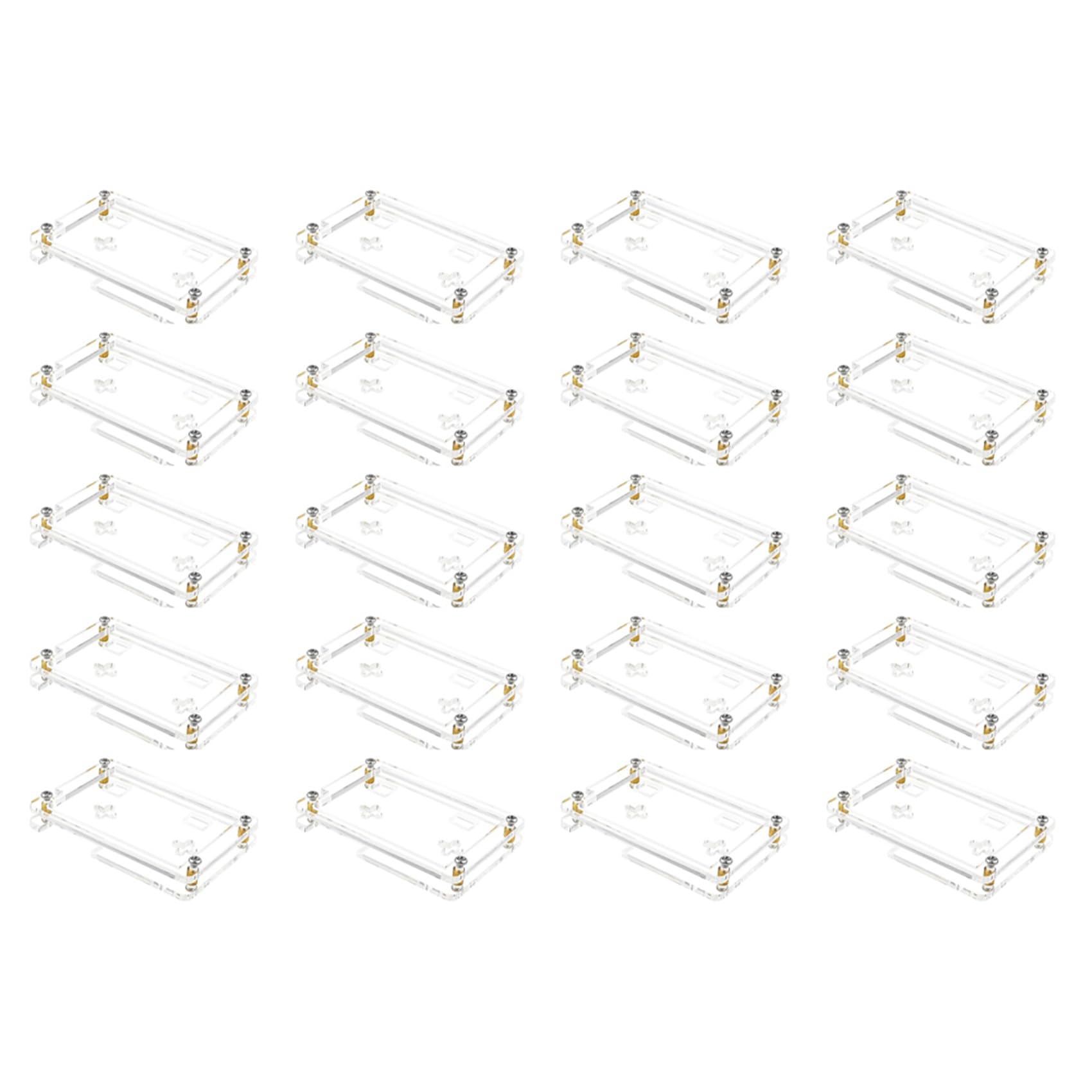 20X Carcasa AcríLica para Pantalla de 2,8 Pulgadas, Placa de Desarrollo, MóDulo LCD TFT con Carcasa Protectora TáCtil