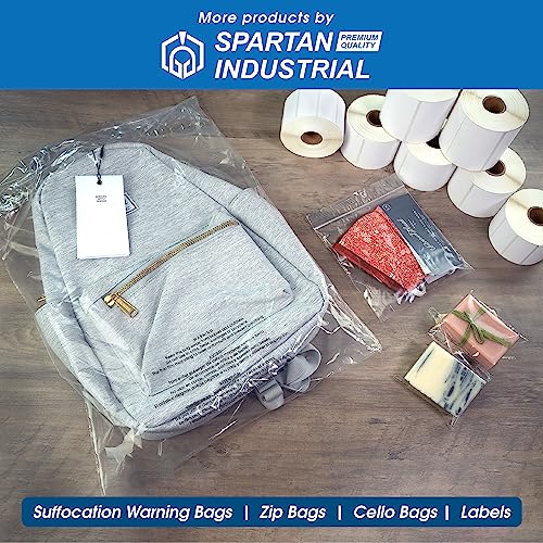 Spartan Industrial - 2" X 1” Direct Thermal Labels, Perforated Upc Barcode Fba Labels, Compatible With Rollo & Zebra Desktop Printers - 10 Rolls, 1300/Roll #TOP5