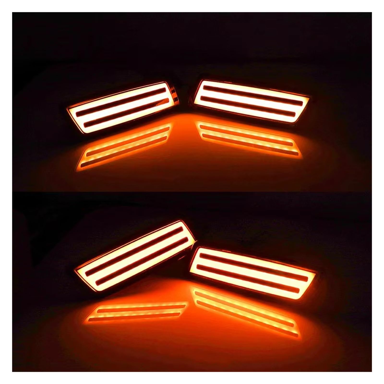 Retrovisore Indicatore Per Vw MK5 Per Golf Per GTI Per Rabbit 06-09 Per Jetta 05-10 Luci Posizione Laterali Anteriori Luce Posizione Laterale Paraurti LED Dinamiche Indicatori(Smoked Lens)