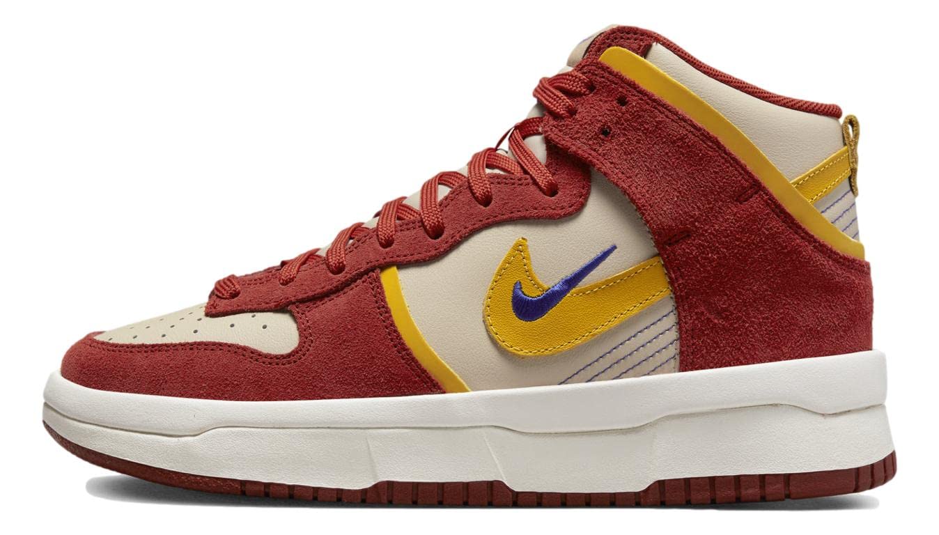 Nike Dunk High Up Womens Style : Dh3718 (Cinnabar/Yellow Ochre-Lapis, us_Footwear_Size_System, Adult, Women, Numeric, Medium, Numeric_7)