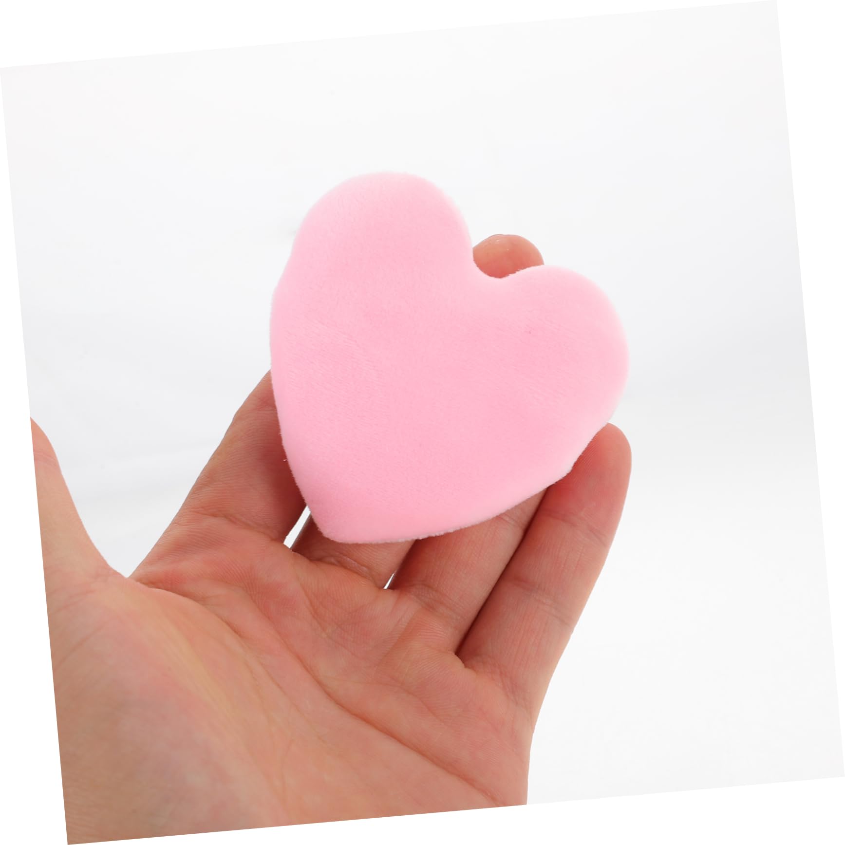 LIFKOME 6 Pieces Heart Shape Makeup Small and Portable Perfect for Face Powder Application