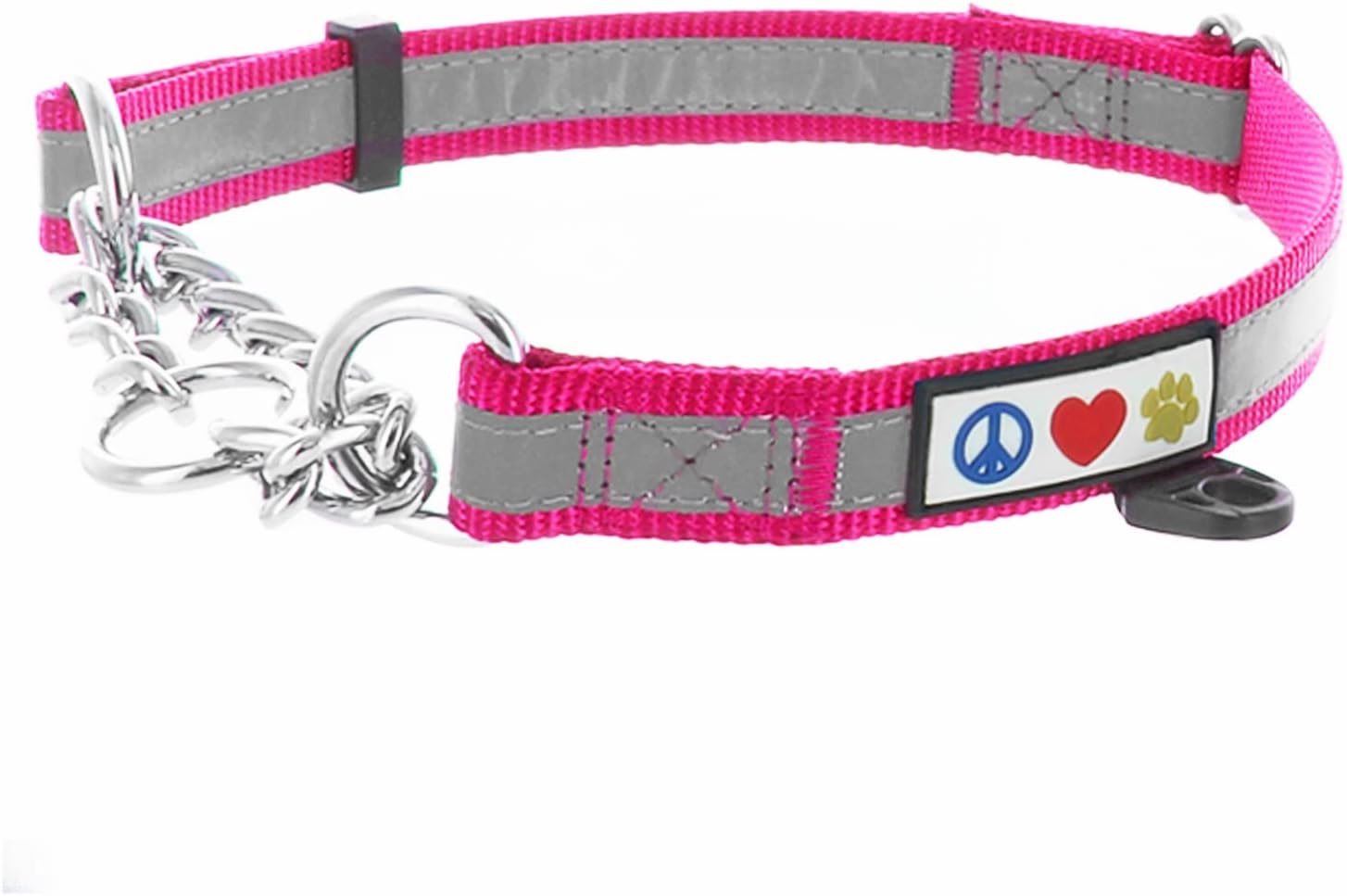 Pawtitas Chain Martingale Dog Collar Puppy Collar Reflective Dog Collar