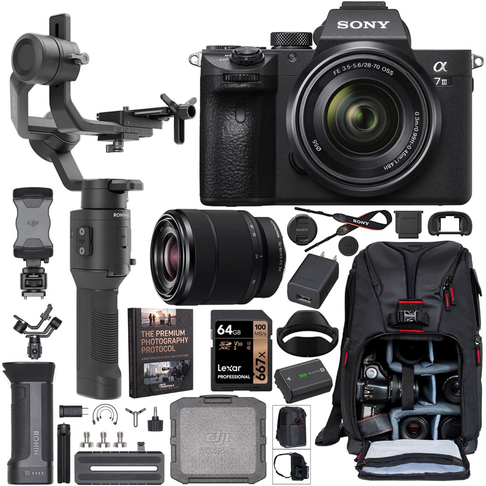 Amazon.com : Sony a7III Full Frame Mirrorless Camera + FE 28-70mm