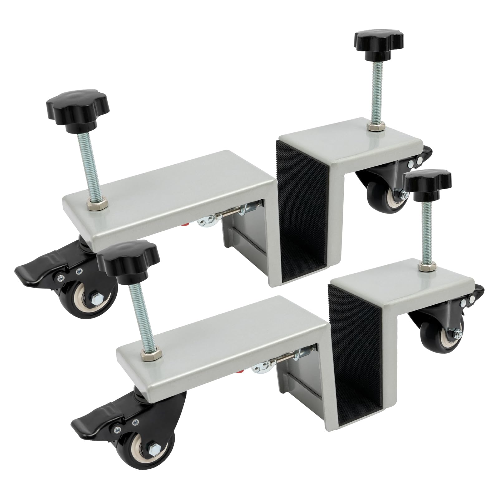 Door Installation Tool,2-Piece Set Door Installation Tools Kit with Four 360° Rotating Wheels,Door Installation Kit for Doors 1.375 to 1.75 Inches Thick,1000lbs Load-bearing