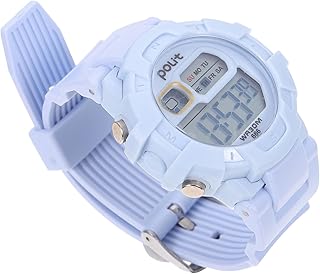 Relógio ao ar livre, relógio esportivo infantil, relógios digitais para crianças, relógio luminoso, relógio de pulso infantil, relógio eletrônico luminoso, espelho de plástico, PVC, aço inoxidável, desenho animado, azul, estudante, Azul, 21.5X3.5CM, centímetro