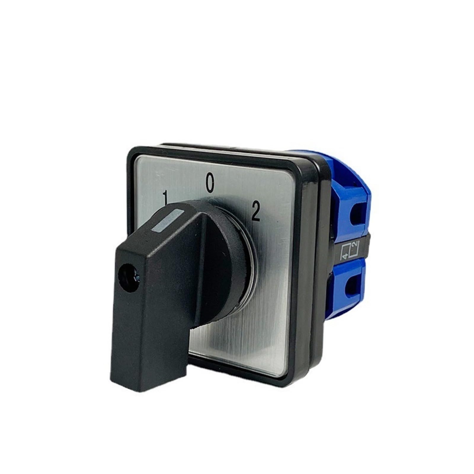 BKGWCSOR LW26-25/1M Changeover 3 Position Rotary Cam Gear Switch 25A 1 Pole with Waterproof Enclosure YMW26 LW28(Only Switch 1-0-2) Switches
