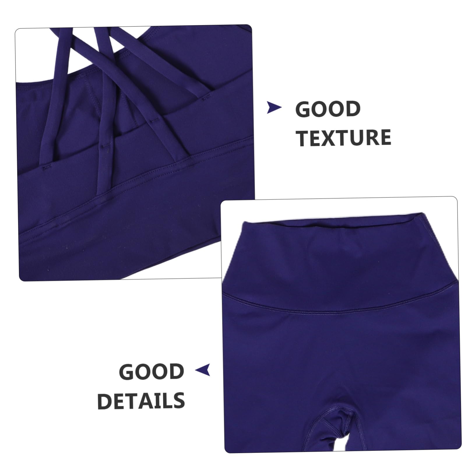 GALPADA Hochgeschnittene Yoga Leggings für Damen aus Spandex, 1 Satz