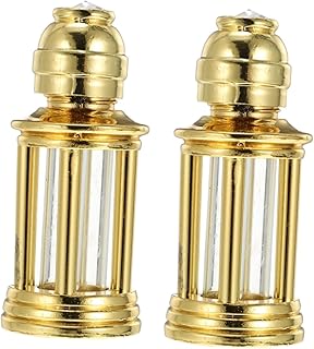 FOMIYES 2Pcs Frasco De Perfume Frasco De Óleo Essencial Dispensador De Frasco De Perfume Frasco De Perfume De Carro Frascos De Spray De Vidro Mini Frasco De Spray De Viagem Frasco De