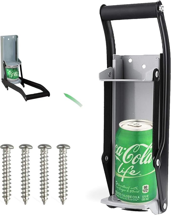 Benfu 12Ounce and 16Ounce Can Crushers, WallMounted Crushers