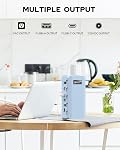 SinKeu 24000mAh Banque d'énergie portable avec AC Chargeur portable pour ordinateur portable, générateurs d'alimentation à l'extérieur portatifs pour la sauvegarde à domicile Urgence extérieure