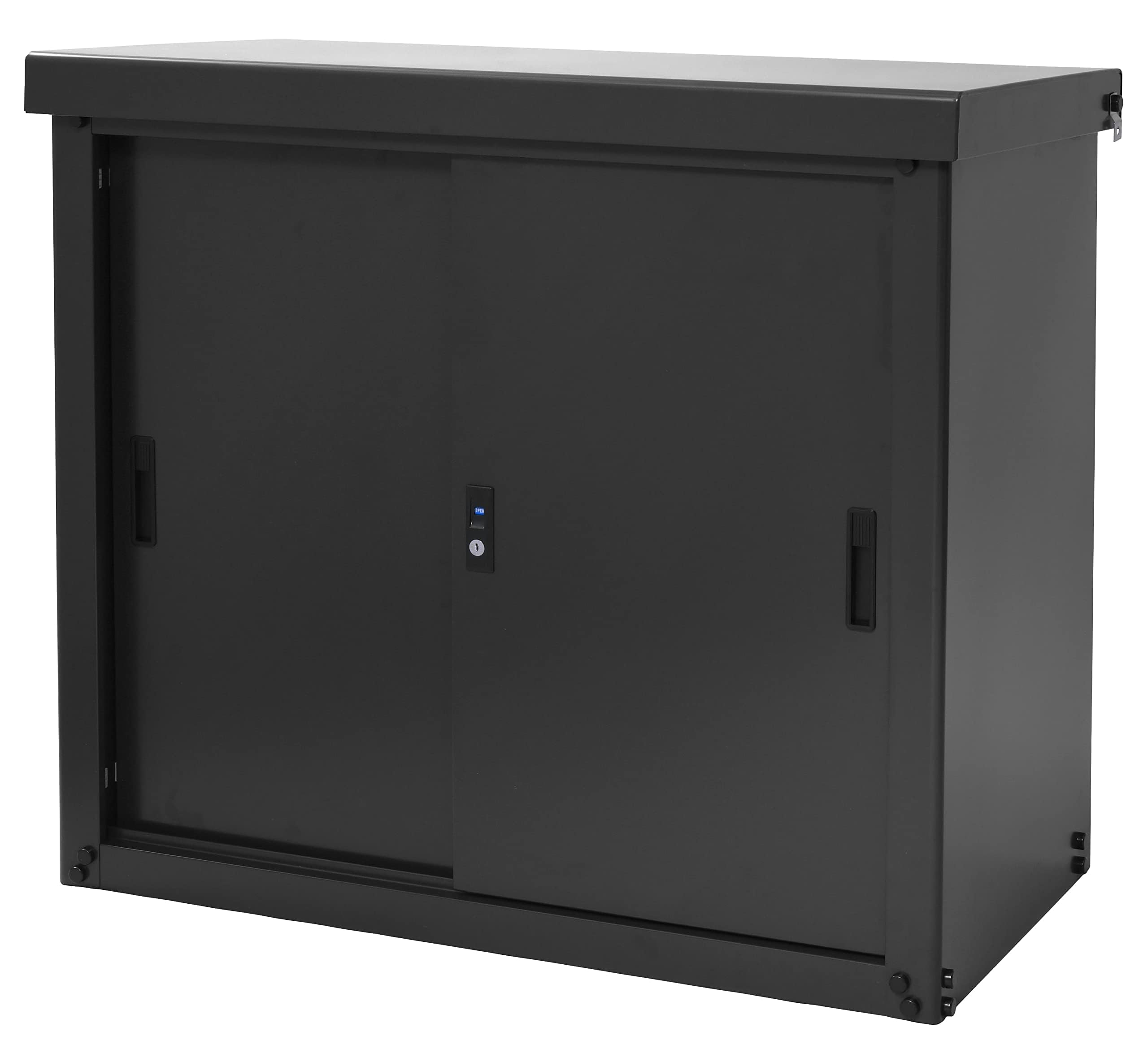 Amazon | 物置 鍵付き サビに強い 幅90×奥行45×高さ84cm 屋外 小型