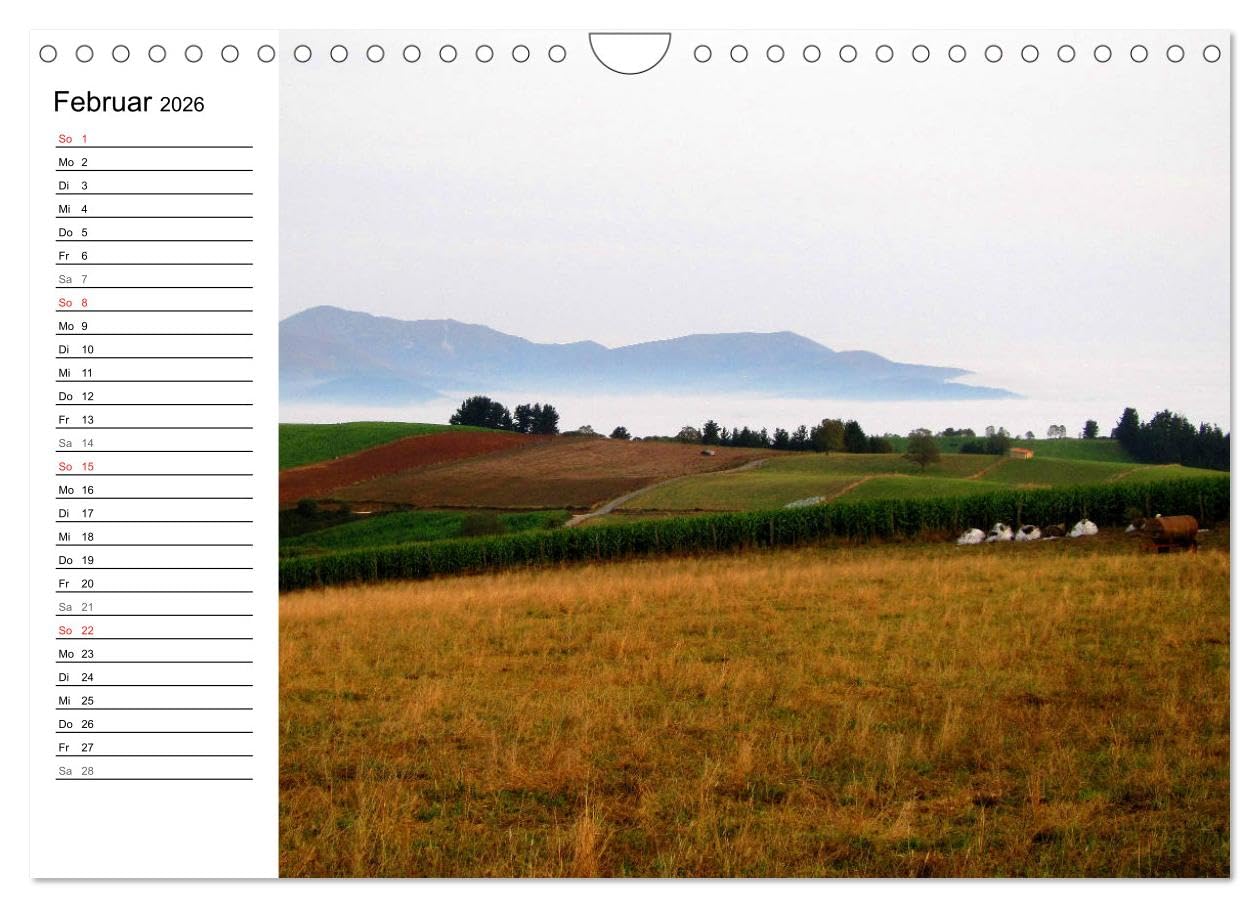 Jakobsweg - Camino Primitivo (Wandkalender 2026 DIN A4 quer), CALVENDO Monatskalender: Pilgerweg von Oviedo nach Santiago de Compostela
