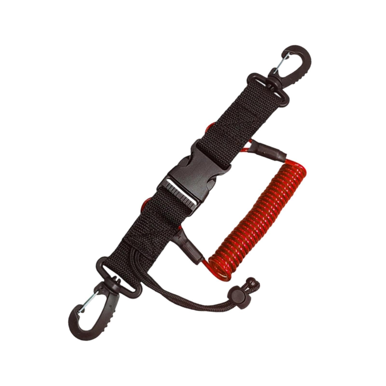 Club Bollywood®Scuba Diving Lanyard Spring Coiled Lanyard for Dive Lights Tools flashlights Red|Sporting Goods|Water Sports|Scuba & Snorkeling|Underwater Photography-image-26
