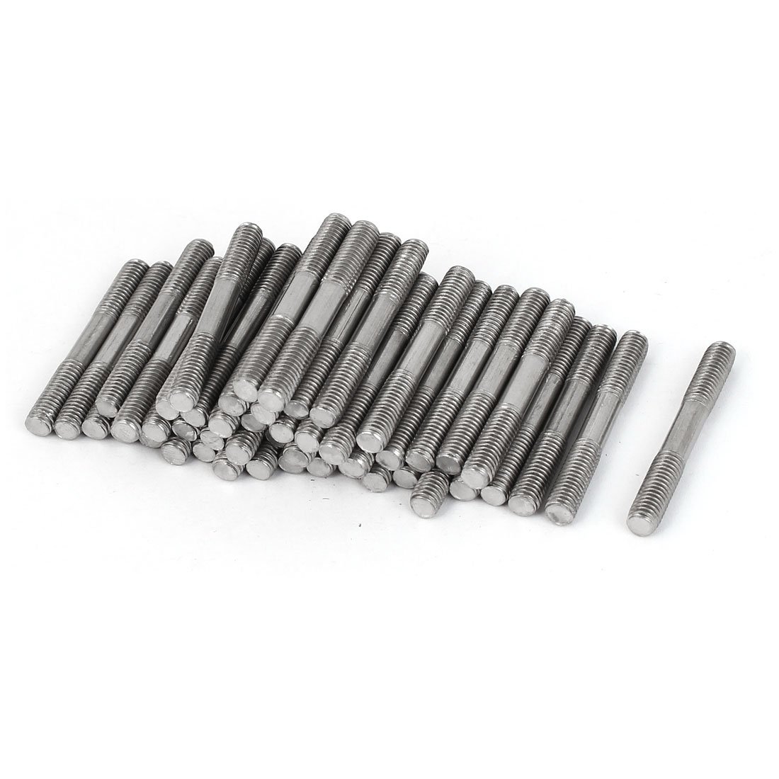 Aexit M5x40mm 304 Stainless Steel Double End Thread Tight Adjustable Push Rod Stud 50pcs (9e216d45c2d951af54eb2d7ab97153fe)