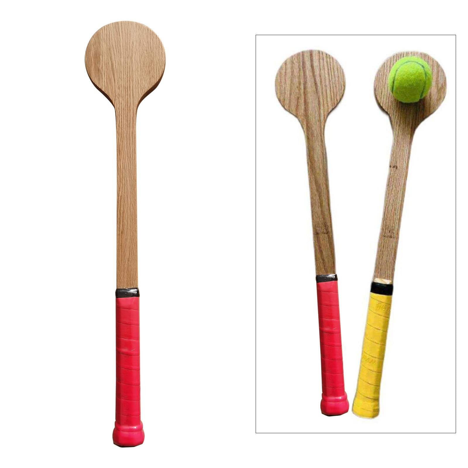 Amagogo Cucchiaio da Puntatore da Tennis in Legno Bambini Bambini Principiante Principiante Colpire con Precisione Colpire Attrezzatur