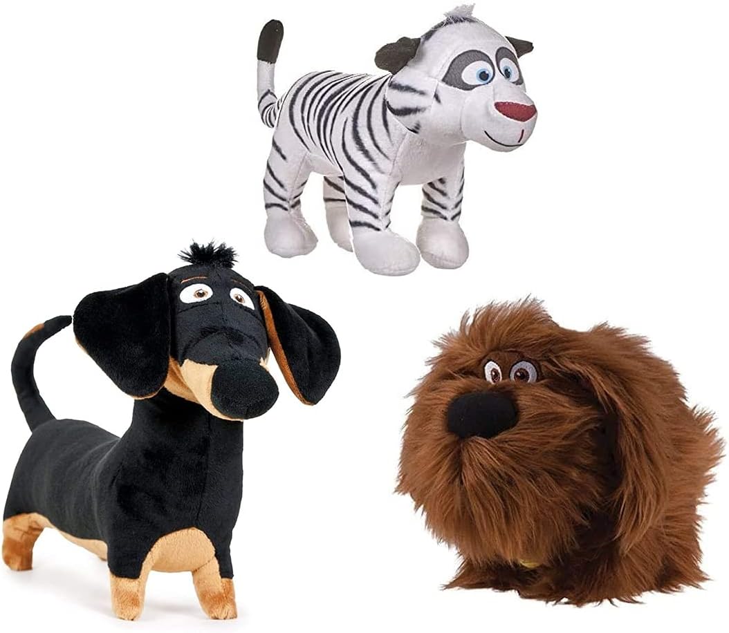 Secret Life Of Pets 2 - 25cm 10" - Hu, Buddy & Duke - Super Soft Gift Quality Plush - S8