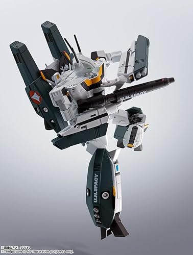 Miniatura 11 de BANDAI SPIRITS HI-Metal R Super Time Fortress Macross VF-1S Super Valkyrie (Kireki Ichijo), aprox. 5.5 pulgadas (5.512 in), fundido a presión y ABS