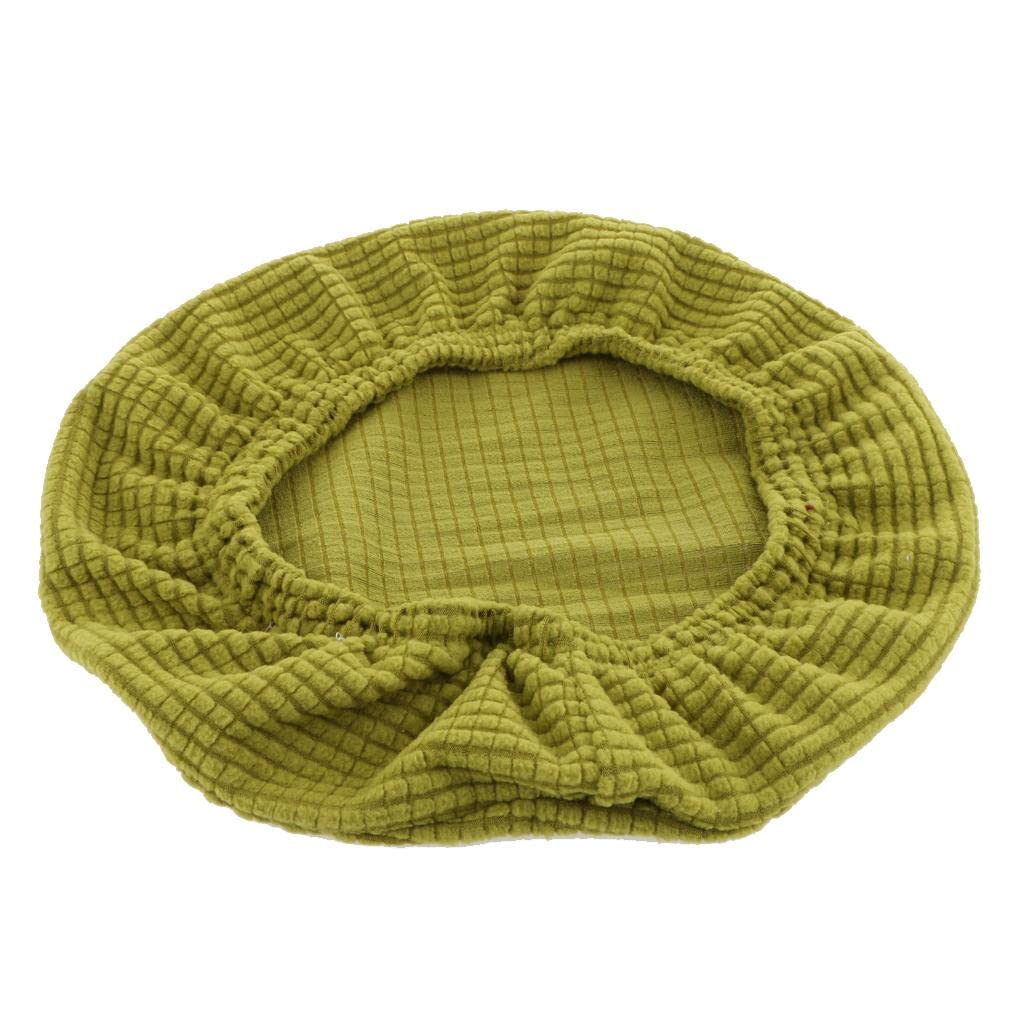 Stretchy Round Bar Stool Cover Chair Seat Cushion Fits 30-38cm Grass Green|Home & Garden | Furniture | Slipcovers-image-39