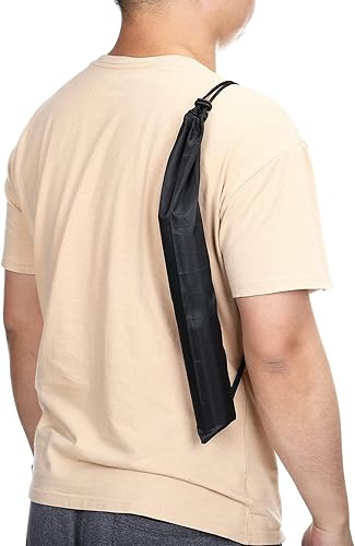 Miniatura 5 de PATIKIL Bolsa de transporte monopie de 21 pulgadas de largo, bolsa de transporte de nailon con correa para el hombro, plegable portátil para monopie