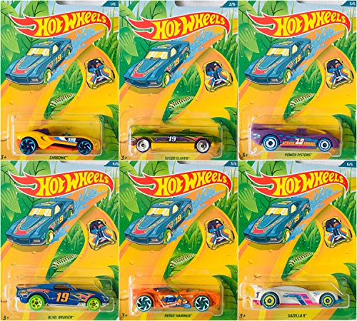 Hot Wheels Spring Mix Vehicle Collection Exclusive Bundle of Six Cars