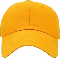 Vista 194 de KBETHOS® Gorra de béisbol de algodón ajustable de algodón con corona baja clásica Pigmento rojo teñido