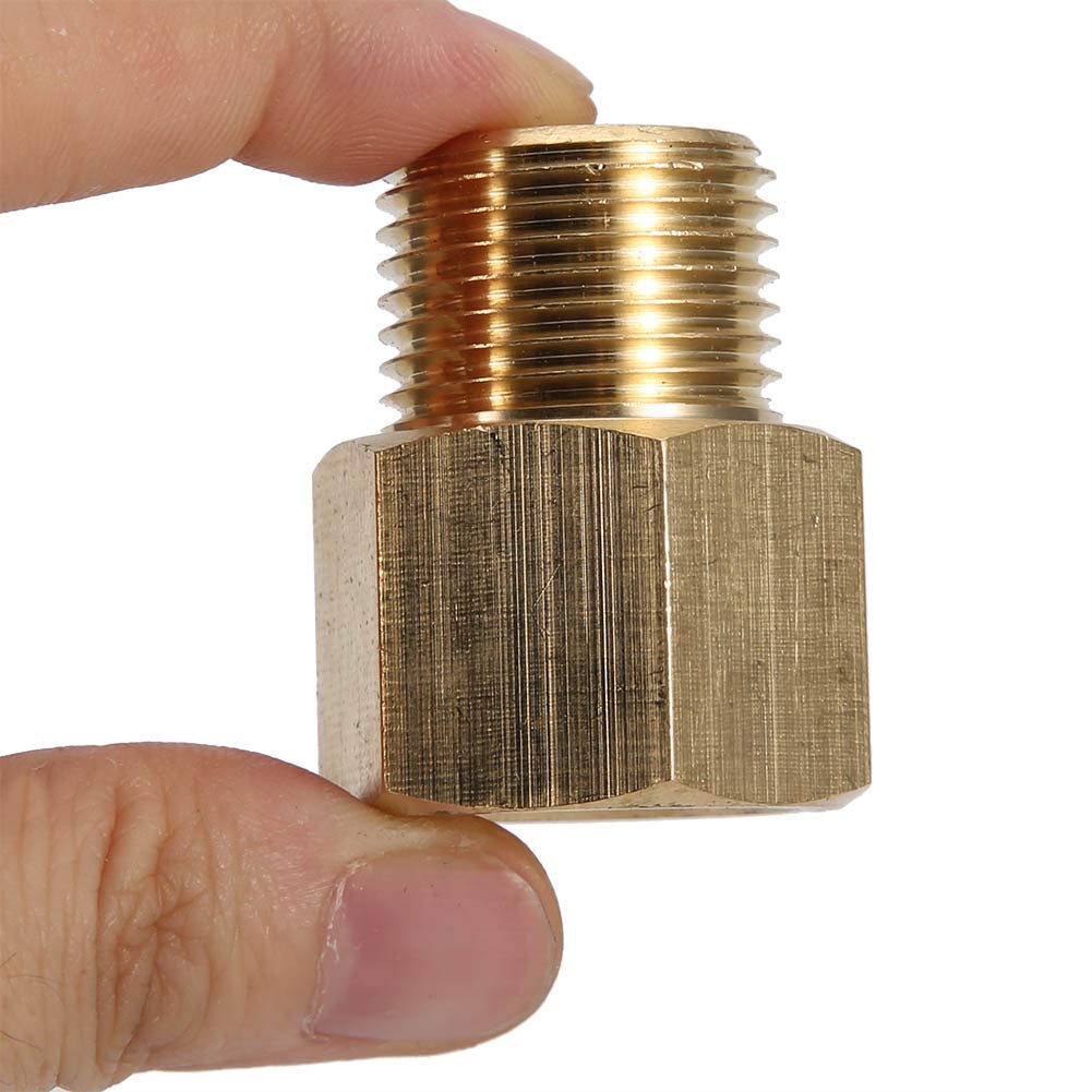 Adapter Butli CO2, Mosiężny Zbiornik Butli W21.8 CGA320 Adapter Adaptera Regulatora Złącze Adaptera Złącze Zbiornika Akcesoria Konwertera (Konwertuj W21.8 na CGA320)