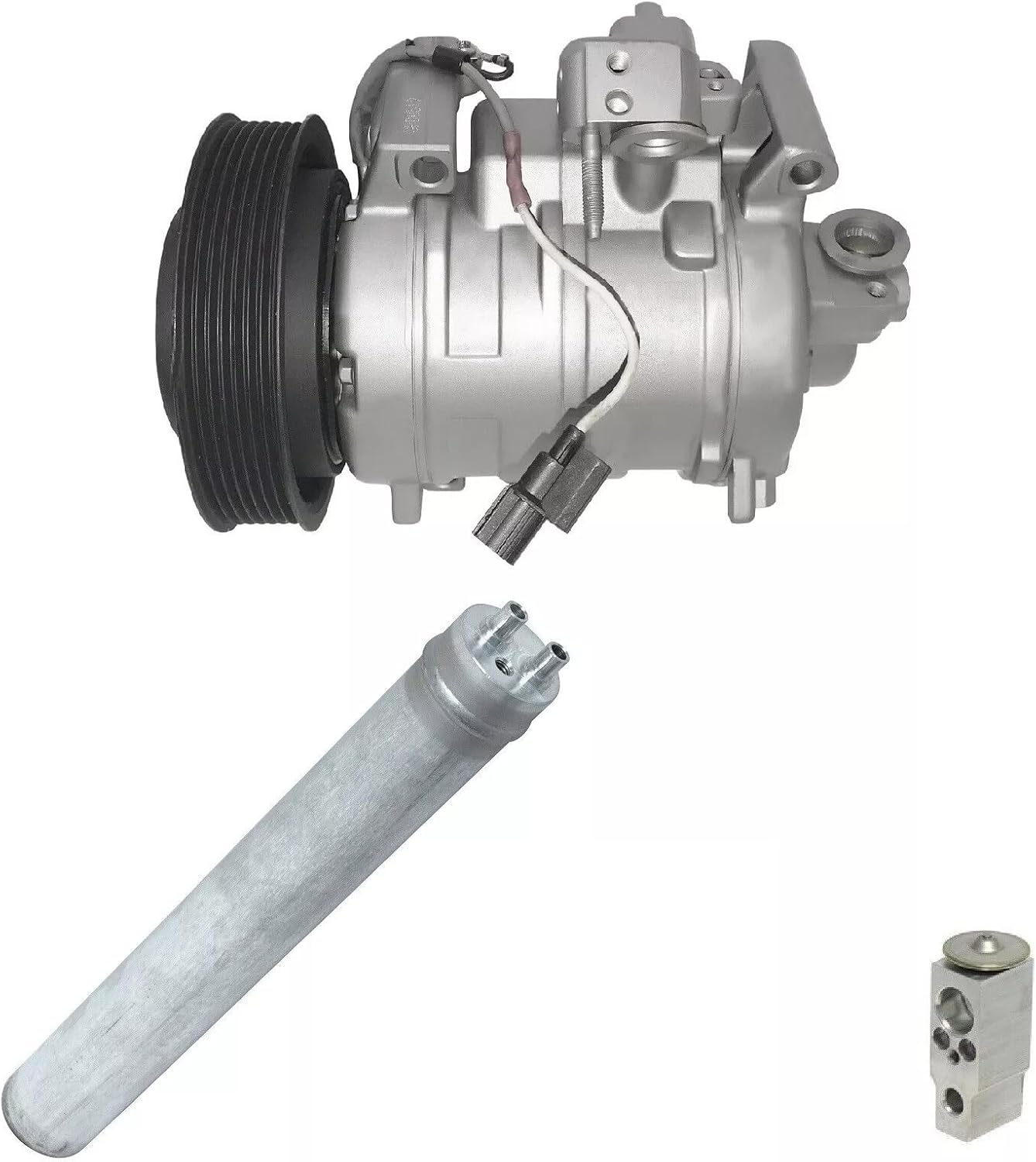 RYC Automotive Air Conditioning Compressor and Clutch Kit KT DH94-01 (Fits Honda Crosstour 2.4L 2012, 2013, 2014, 2015; Fits Honda Accord 2.4L 2008, 2009, 2010, 2011, 2012)