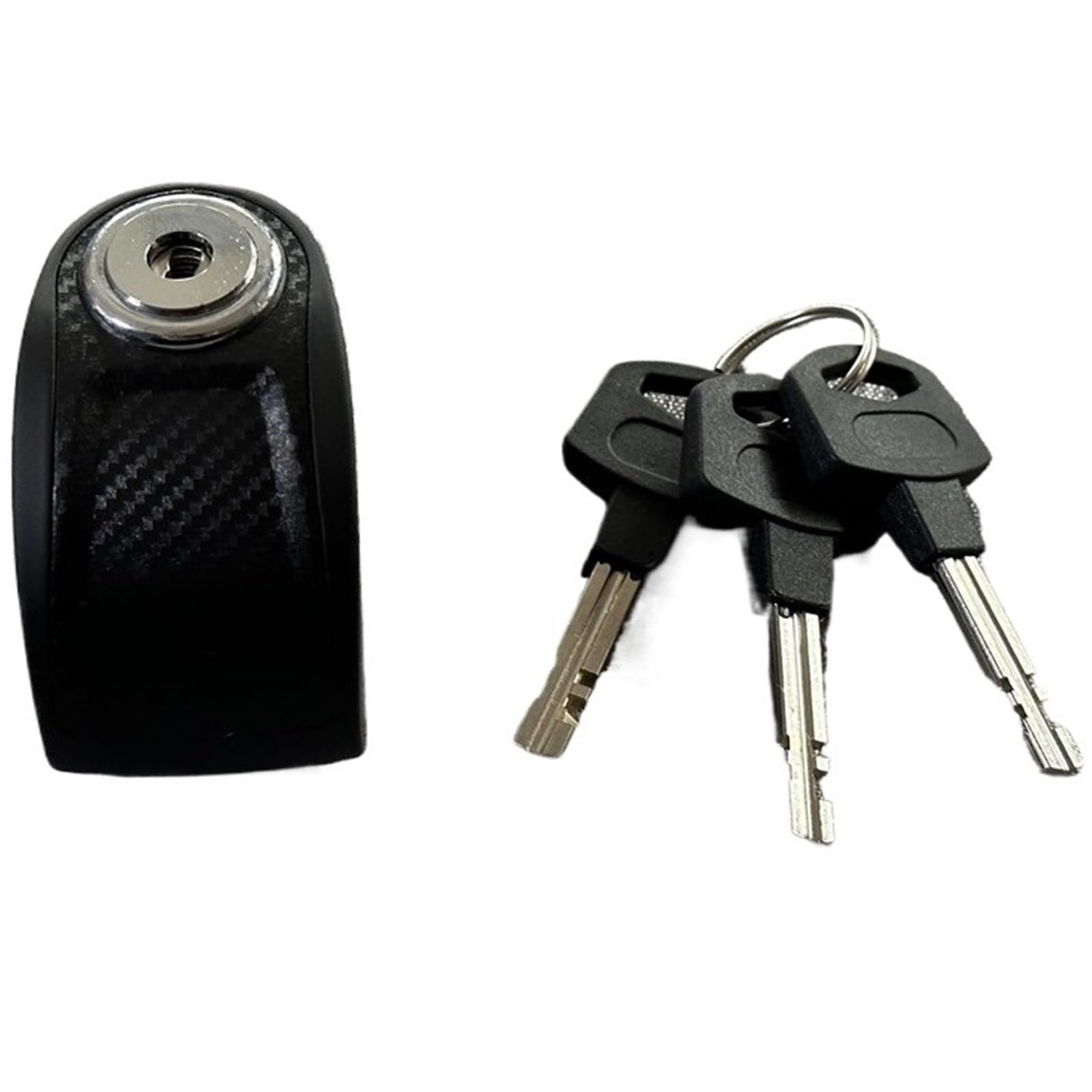 Anti Theft Motocykl Zacisk Koła Blokada ruletki motocyklowej Tarcza hamulcowa do wózka górskiego ze stopu cynku Trzy mosiężne klucze