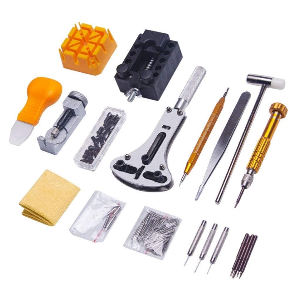 Kit d'outils de réparation de Montre 149 pièces, Ensemble de réglage en métal, ouvre-boîtier de Bracelet, extracteur de Barre à Ressort, Outils d'horloger